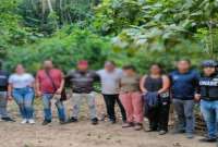 La Policía Nacional liberó a una mujer que permanecía secuestrada desde hace 20 días en Manabí.