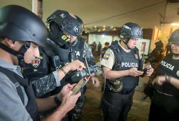 Este mi&eacute;rcoles 19 de febrero de 2025, la Polic&iacute;a interviene en Nueva Prosperina, Guayaquil.