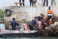 La Armada incautó casi dos toneladas de droga en Galápagos