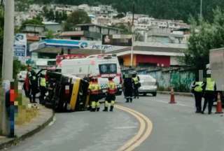 Quito: Dos heridos tras siniestro en Conocoto
