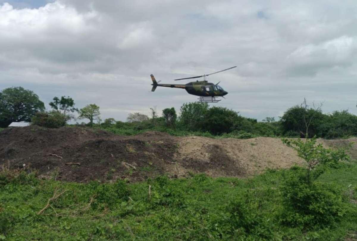 La pista clandestina está en Puná, Guayas.