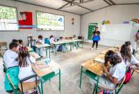 La escuela beneficiará a 150 familias de la comunidad de la isla Puna.