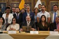 Las fuerzas políticas de la Asamblea decidieron emitir una posición en conjunto ante la seguridad en el país.
