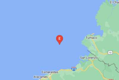 Un sismo de 5,3 grados se report&oacute; frente a las costas del Ecuador. 