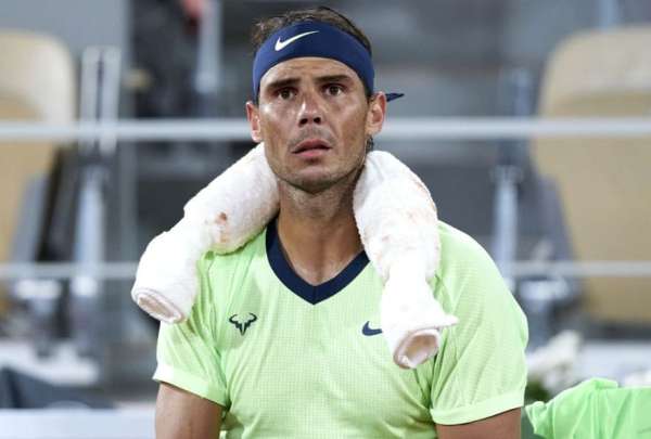 El espa&ntilde;ol Rafael Nadal tiene una lesi&oacute;n en su pierna izquierda. 