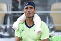 El espa&ntilde;ol Rafael Nadal tiene una lesi&oacute;n en su pierna izquierda. 
