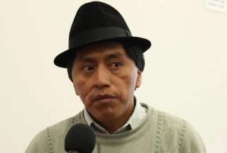 Humberto Cholango, ex presidente de la Conaie, fue impedido de ingresar a Bolivia