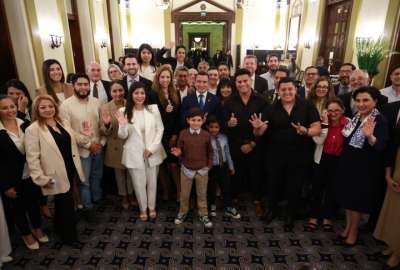 Presidente Noboa se reuni&oacute; con migrantes ecuatorianos en Israel