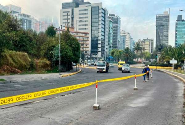 En Quito, los cierres viales que se dar&aacute;n en el sector de la Plaza Argentina por obras en el carril exclusivo de la Ecov&iacute;a.