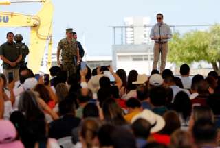 Noboa particip&oacute; de la colocaci&oacute;n de la primera piedra del Centro de Innovaci&oacute;n, Emprendimiento y Convenciones del Pac&iacute;fico