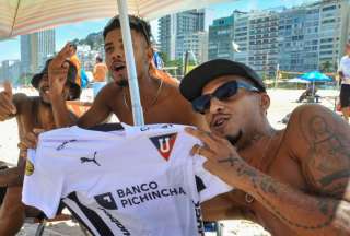 Recopa Sudamericana: Los hinchas de Flamengo apoyan a Liga de Quito