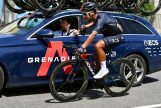 Jhonatan Narv&aacute;ez revela el objetivo del Ineos Grenadier en el Giro
