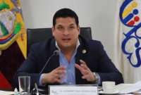 Alembert Vera, presidente del Cpccs, anunci&oacute; que se suspende la conformaci&oacute;n de la veedur&iacute;a.