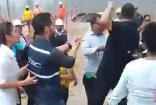 Tensi&oacute;n en Chong&oacute;n: presidente de la comunidad acusa a Aquiles Alvarez de intentar agredirlo