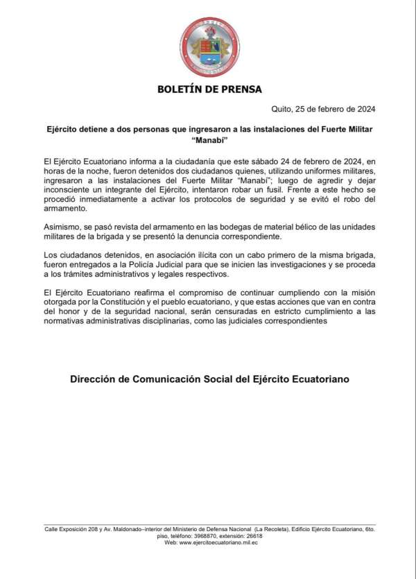 El Ej&eacute;rcito lanza la Doctrina Equinoccio y una plataforma de educaci&oacute;n en l&iacute;nea