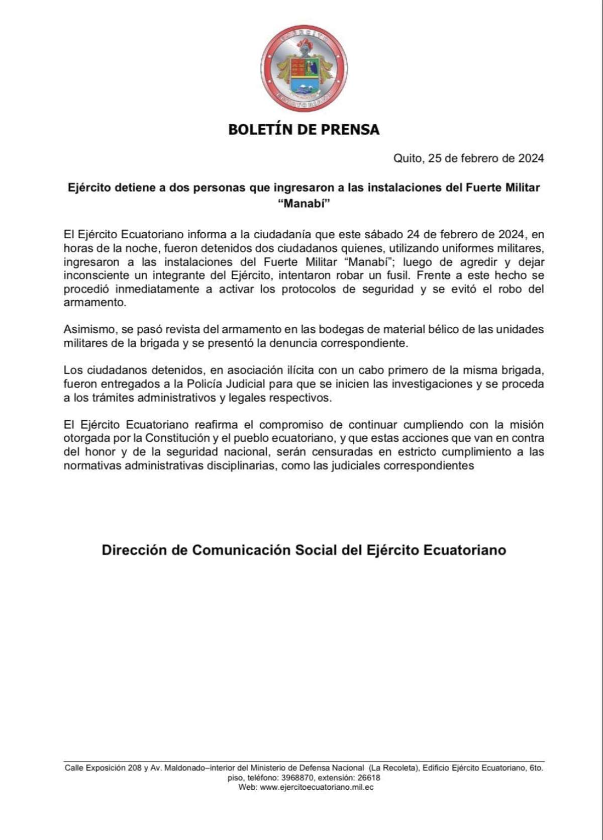 El Ejército lanza la Doctrina Equinoccio y una plataforma de educación en línea