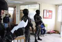 La Fiscalía del Ecuador coordinó un allanamiento en torno al caso Bernal.