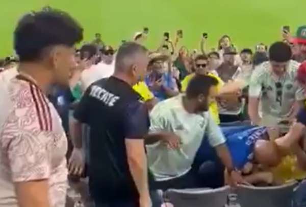 Tras el partido entre Ecuador y M&eacute;xico se presentaron varios problemas