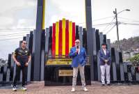 El estadio Monumental cuenta con un monumento en homenaje a Isidro Romero.