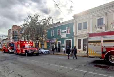 Una emergencia por explosi&oacute;n de ozono deja tres afectados en Quito