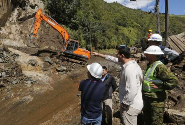 El Gobierno declar&oacute; la emergencia en la Red Vial Estatal Ba&ntilde;os-Puyo. 