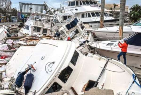 Estas son las im&aacute;genes que dej&oacute; el devastador paso del hurac&aacute;n Ian