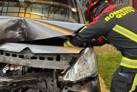 Accidente múltiple en la Autopista General Rumiñahui dejó varios heridos