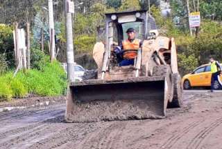 Lluvias en Quito: Calle Nela Mart&iacute;nez se habilita por horas