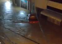 Una c&aacute;mara de seguridad muestra la dimensi&oacute;n de lo ocurrido en Posorja.