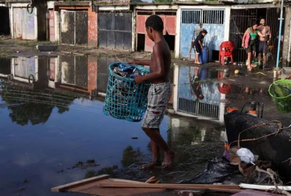 Inundaciones en Brasil por lluvias torrenciales.