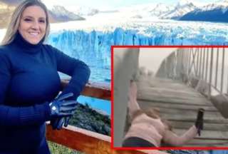 Periodista sufre aparatosa ca&iacute;da en vivo durante cobertura