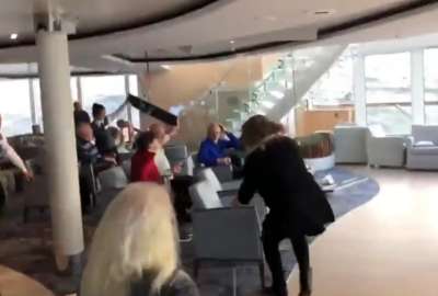 Noruega: P&aacute;nico en altamar por mar embravecido durante un crucero