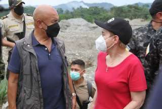 Polic&iacute;a y Fuerzas Armadas realizan operativo en contra de la miner&iacute;a ilegal en  Yutzupino