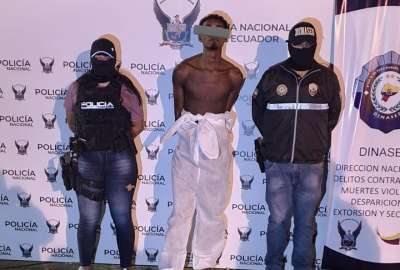 Polic&iacute;a captur&oacute; a alias &lsquo;Yonder&rsquo; en Esmeraldas