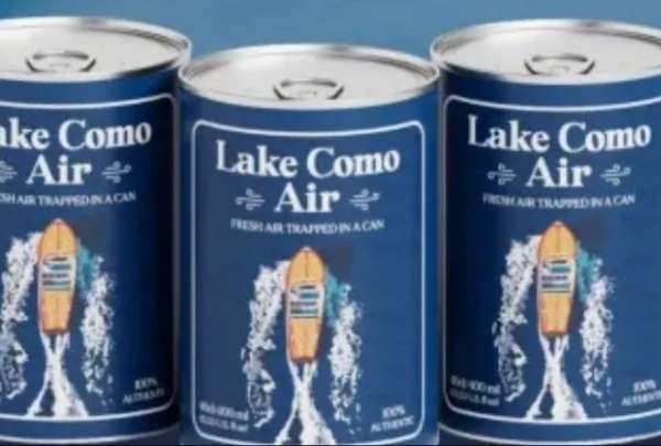 El peculiar recuerdo turístico en lata ha generado tanto curiosidad como controversia entre los visitantes del famoso lago italiano.