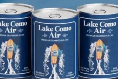 El peculiar recuerdo tur&iacute;stico en lata ha generado tanto curiosidad como controversia entre los visitantes del famoso lago italiano.