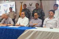 En el Cuartel Modelo se dieron cita las principales autoridades de Gobierno en temas de seguridad.
