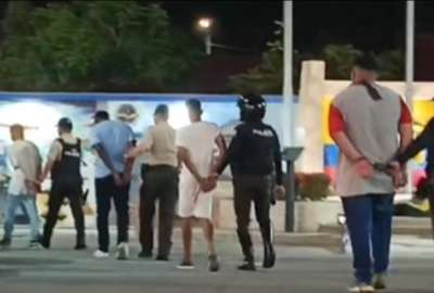 Cuatro sospechosos de sicariato fueron detenidos por la Polic&iacute;a en La Prosperina.