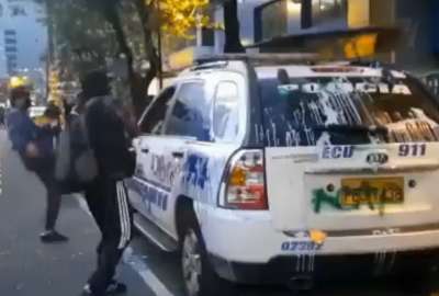 Jueza ordena prisi&oacute;n preventiva para dos personas por da&ntilde;os en patrullero