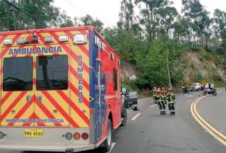 Quito: una persona fallecida y dos heridos tras siniestro de tr&aacute;nsito