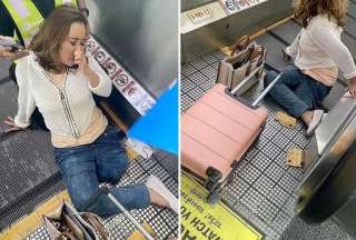 Una pasajera pierde parte de la pierna por una cinta mec&aacute;nica en un aeropuerto de Bangkok