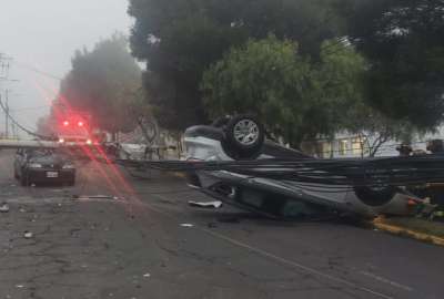 Un accidente oblig&oacute; el cierre de la avenida Eloy Alfaro en la ma&ntilde;ana del viernes