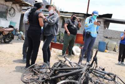 La atenci&oacute;n en el barrio Bola&ntilde;os inici&oacute; de inmediato