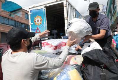 Municipio de Quito entreg&oacute; nuevas donaciones a los damnificados de La Gasca