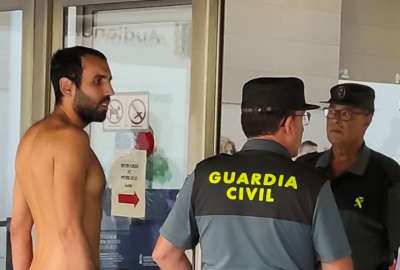 Un ciudadano espa&ntilde;ol intent&oacute; entrar sin ropa a un juzgado.