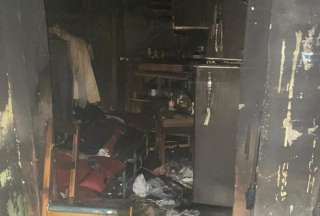 Adulto mayor falleci&oacute; tras incendio en vivienda en Quito