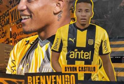 Pe&ntilde;arol de Uruguay present&oacute; a Byron Castillo como su nuevo jugador