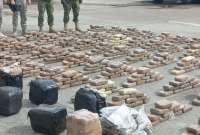 Autoridades incautaron 403 kilos de marihuana en operativo en Tulc&aacute;n