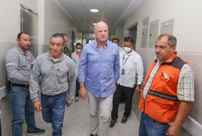 El vicepresidente Alfredo Borrero realiz&oacute; un recorrido por las obras en Manab&iacute;. 