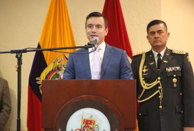 El presidente Daniel Noboa destaca proyectos en educaci&oacute;n, infraestructura y turismo para Cuenca.